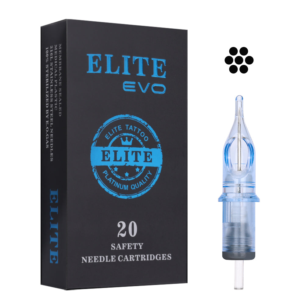 ELITE EVO Tattoo Needle Cartridges - Round Liner